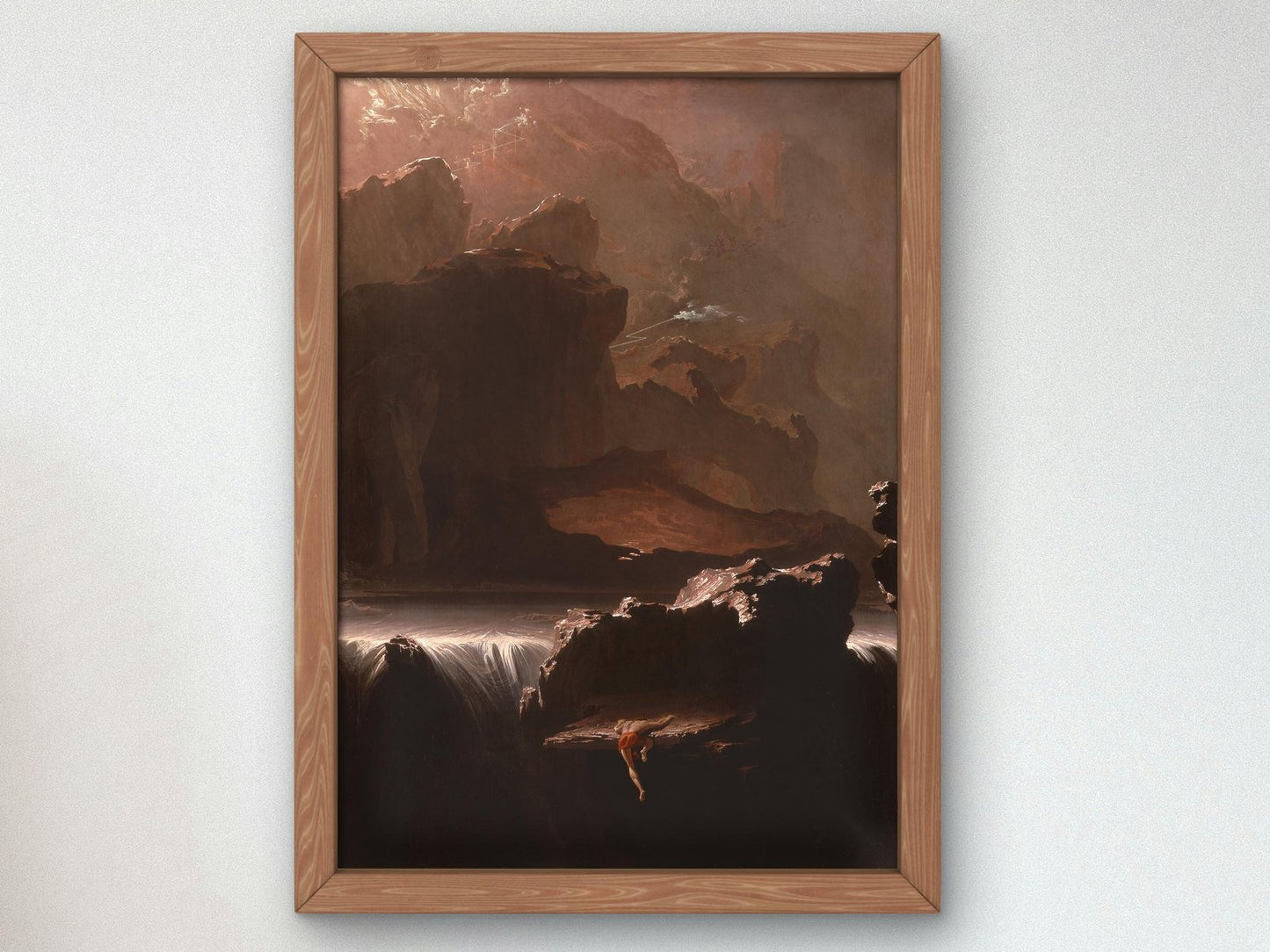 Sadak in Search of the Waters of Oblivion by John Martin, 1836, Romanticism, fine art print