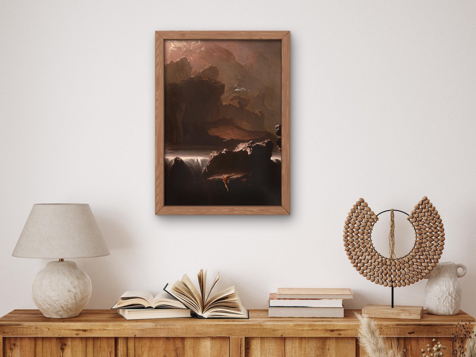 Sadak in Search of the Waters of Oblivion by John Martin, 1836, Romanticism, fine art print