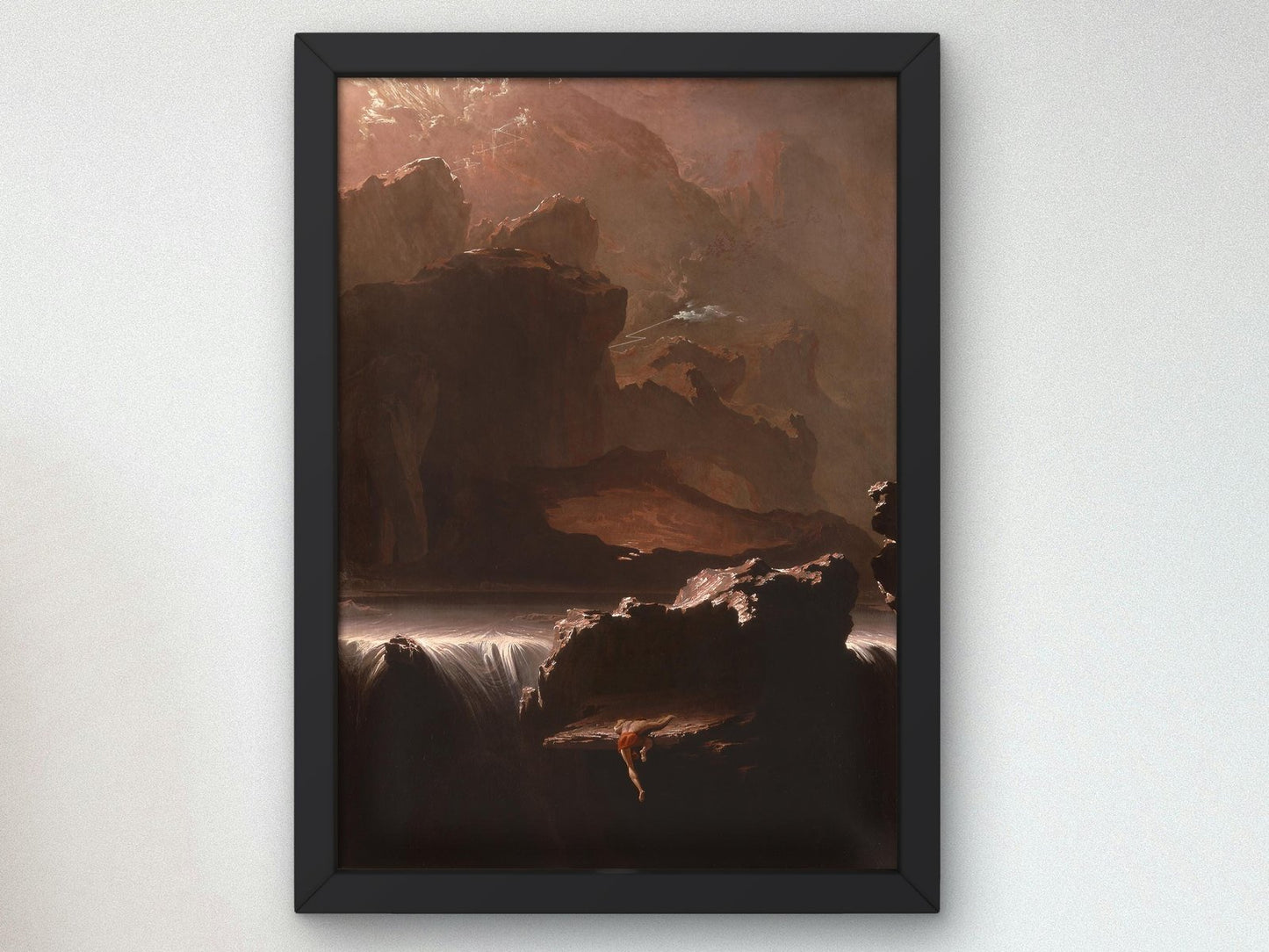 Sadak in Search of the Waters of Oblivion by John Martin, 1836, Romanticism, fine art print