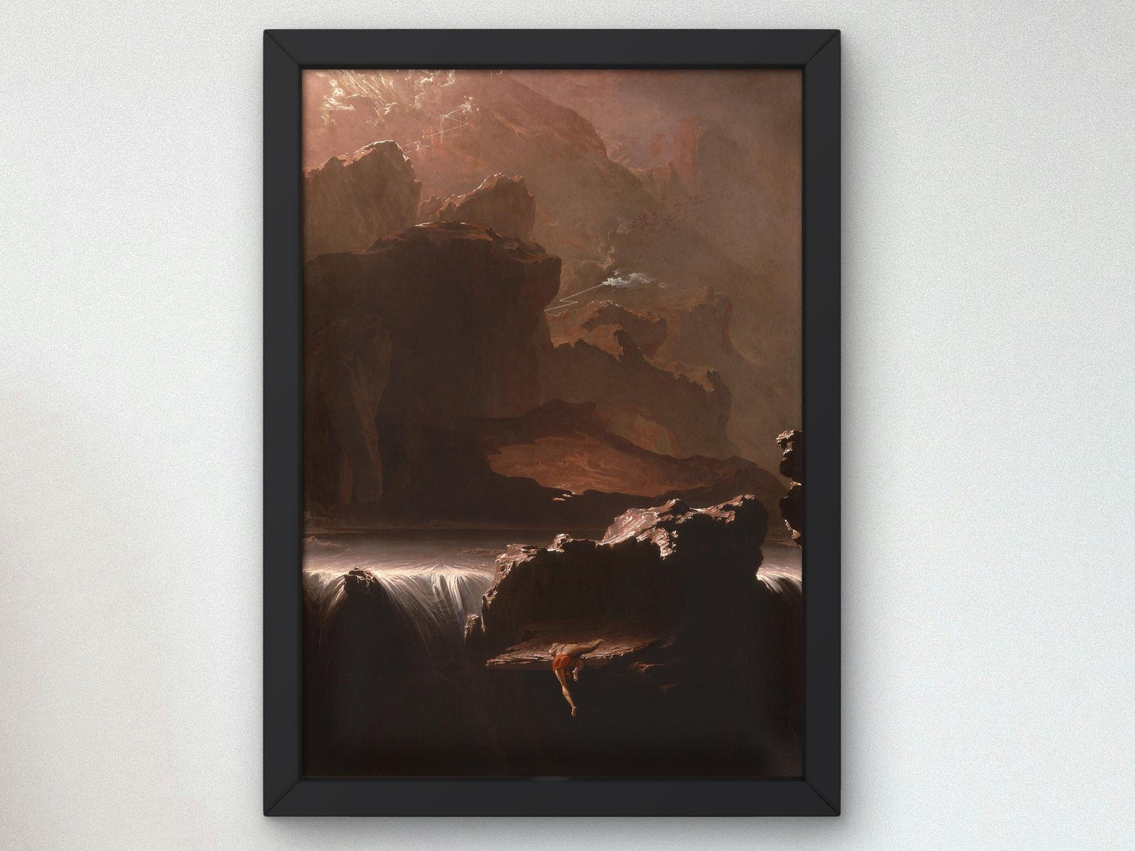 Sadak in Search of the Waters of Oblivion by John Martin, 1836, Romanticism, fine art print