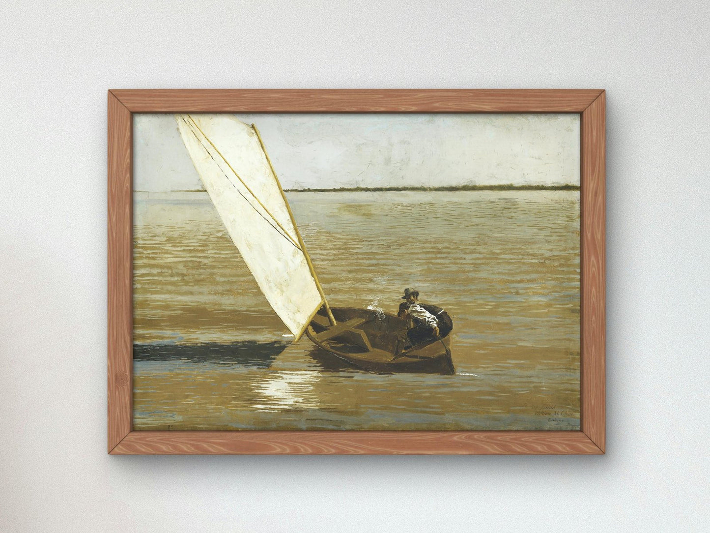 Sailing by Thomas Eakins, 1875, Realism and Naturalism, fine art print
