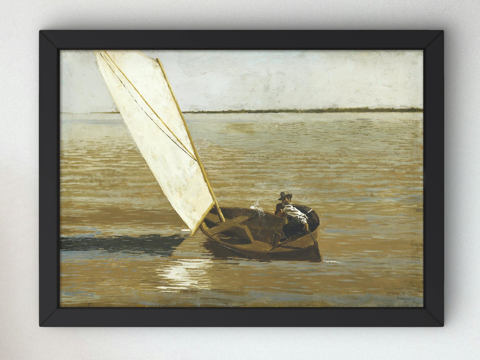Sailing by Thomas Eakins, 1875, Realism and Naturalism, fine art print