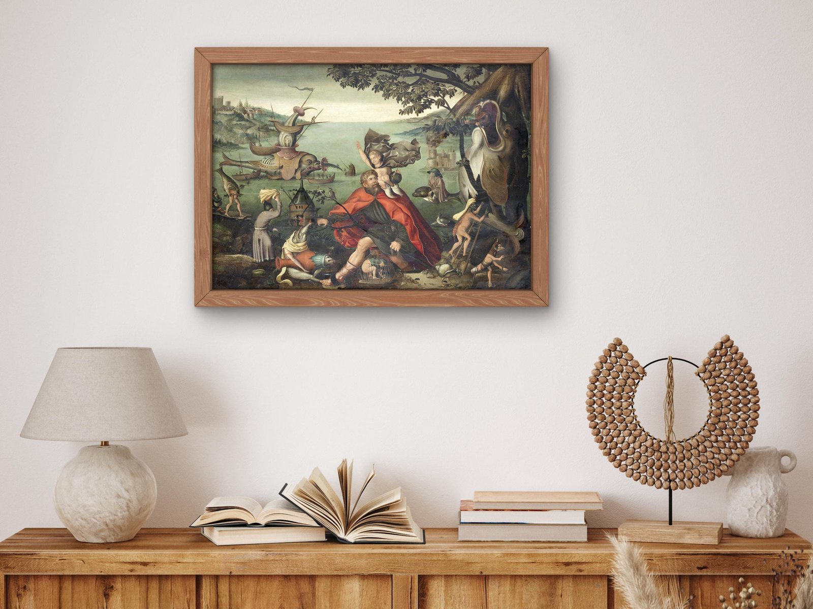 Saint Christopher by Pieter Huys, 1550, Renaissance, fine art print
