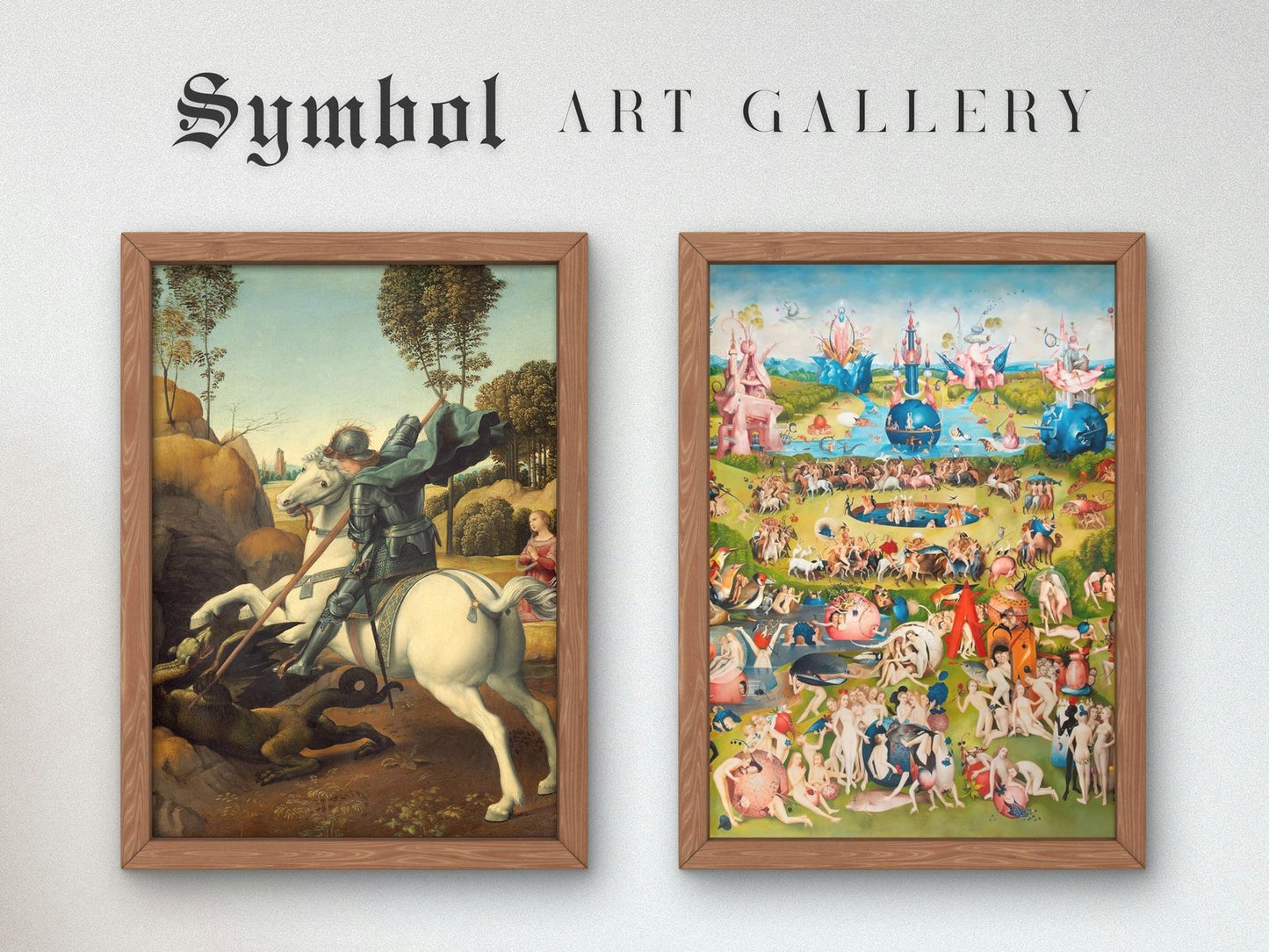 Saint George and the Dragon by Raphael, 1506, Renaissance, fine art print