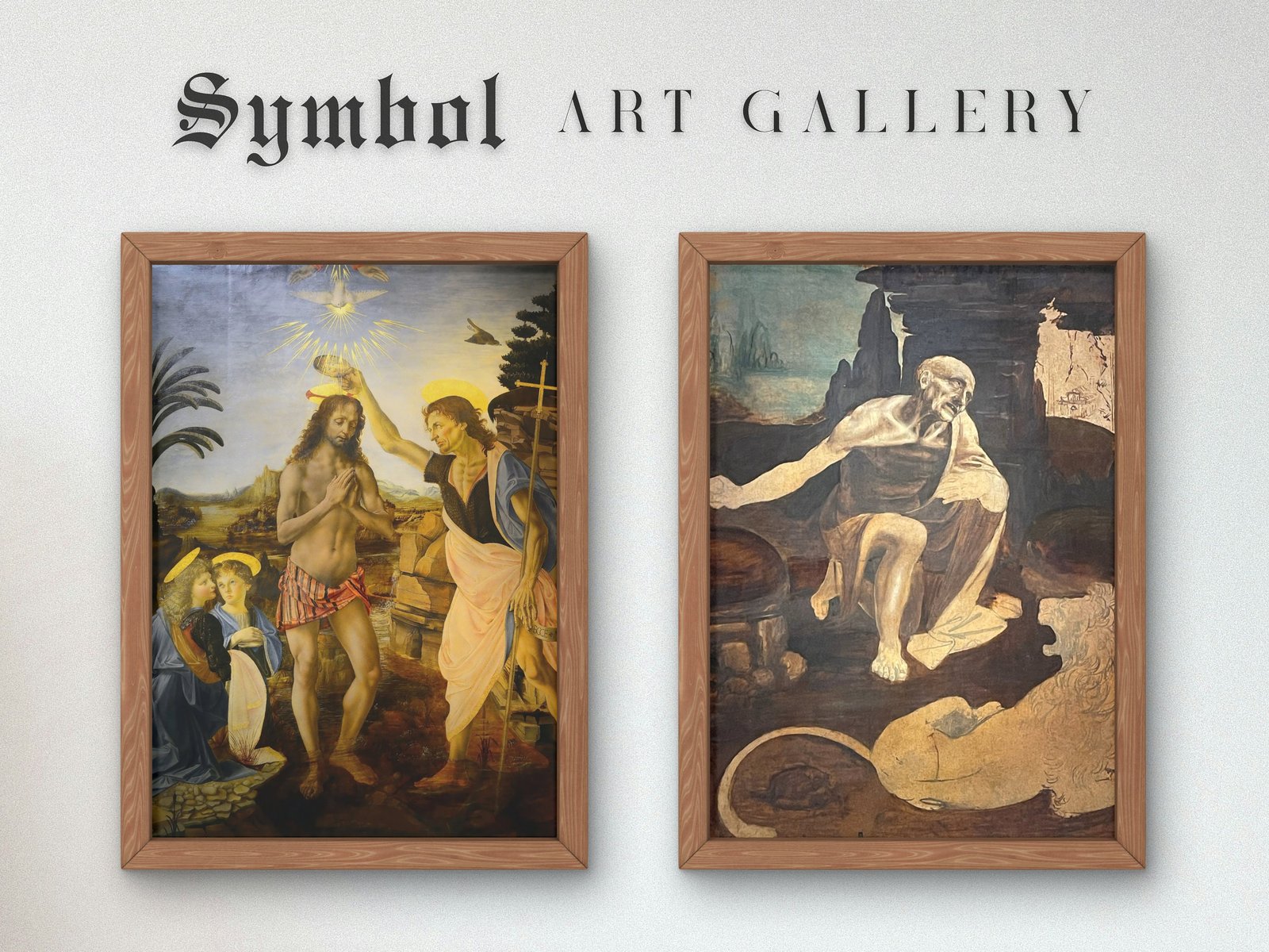 Saint Jerome in the Wilderness by Leonardo da Vinci, 1313, Renaissance, fine art print