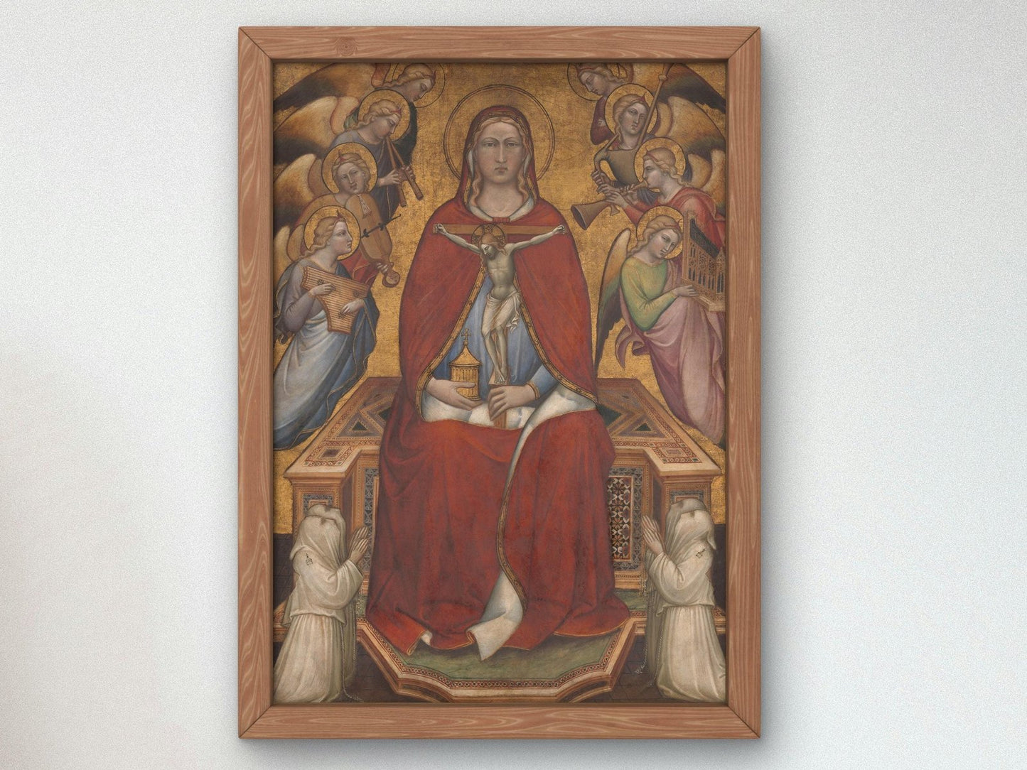Saint Mary Magdalen Holding a Crucifix by Spinello Aretino, 1395, Medieval and Byzantine Art, fine art print