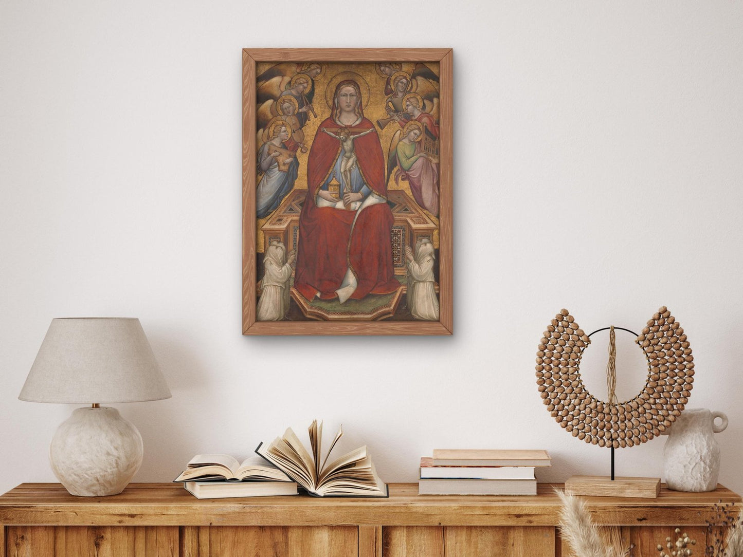 Saint Mary Magdalen Holding a Crucifix by Spinello Aretino, 1395, Medieval and Byzantine Art, fine art print