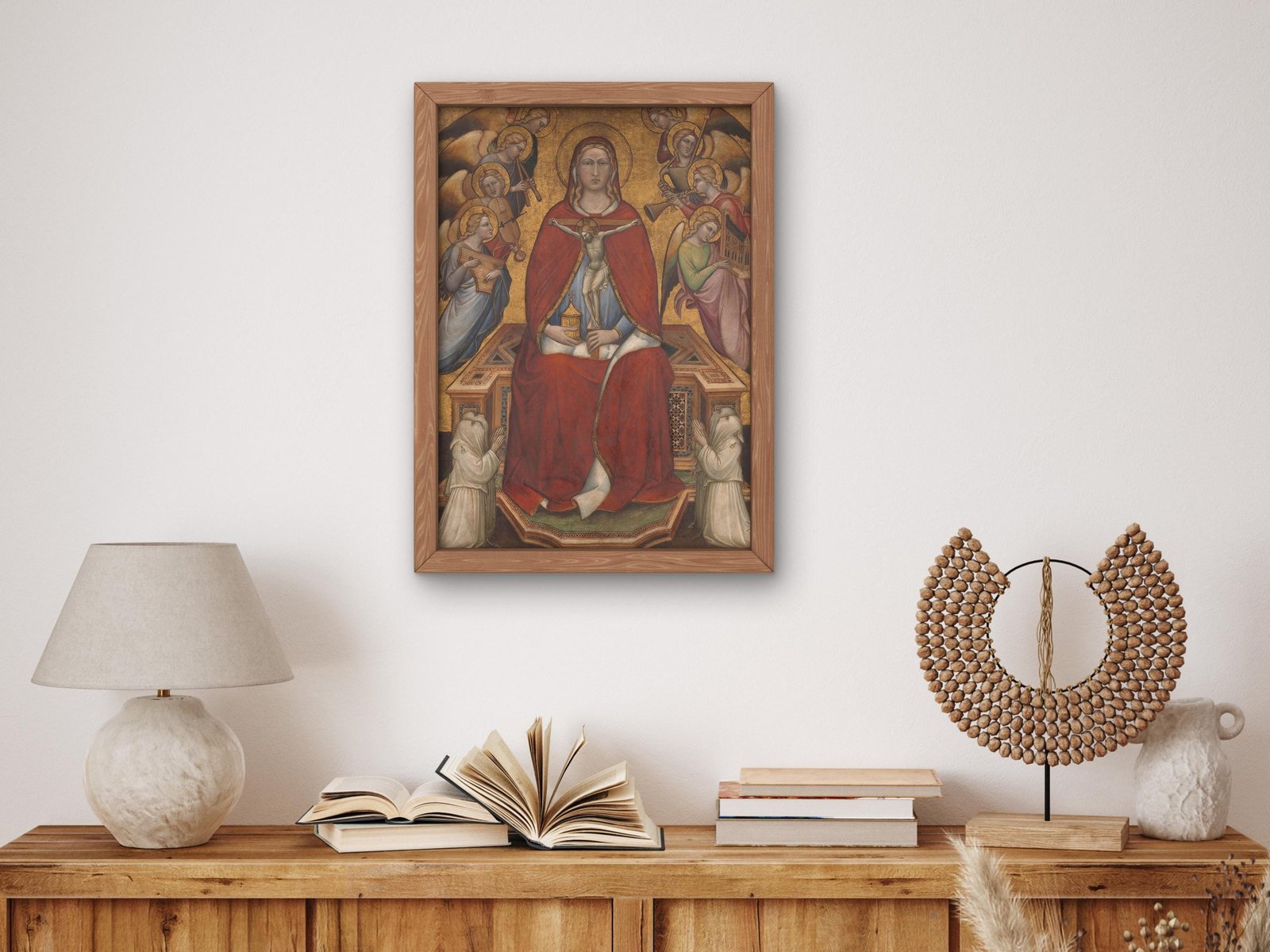 Saint Mary Magdalen Holding a Crucifix by Spinello Aretino, 1395, Medieval and Byzantine Art, fine art print