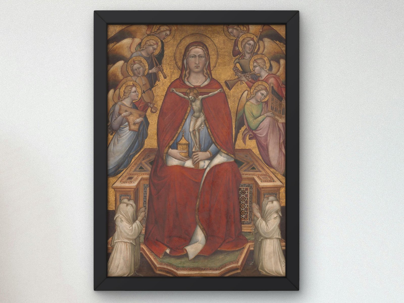 Saint Mary Magdalen Holding a Crucifix by Spinello Aretino, 1395, Medieval and Byzantine Art, fine art print