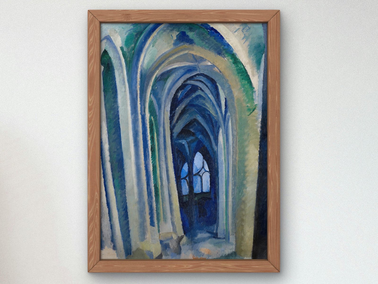 Saint-Séverin by Robert Delaunay, 1909, Cubism and Abstract Art, fine art print