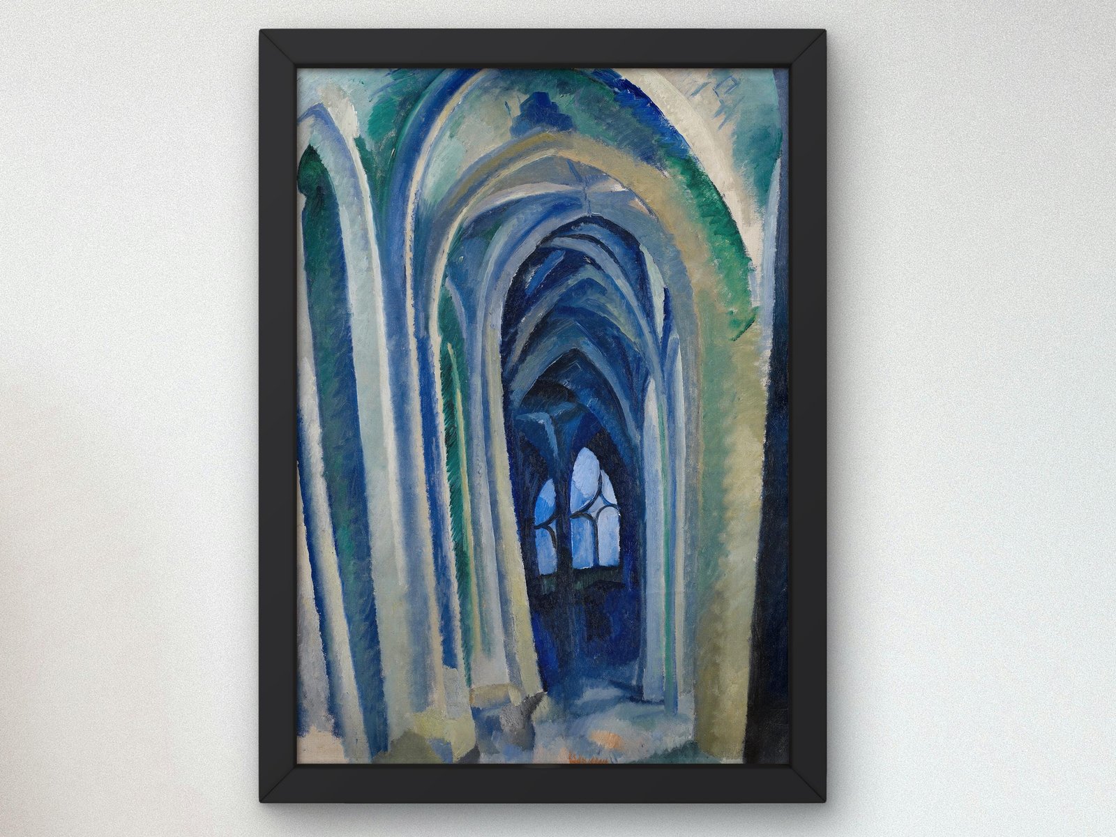 Saint-Séverin by Robert Delaunay, 1909, Cubism and Abstract Art, fine art print