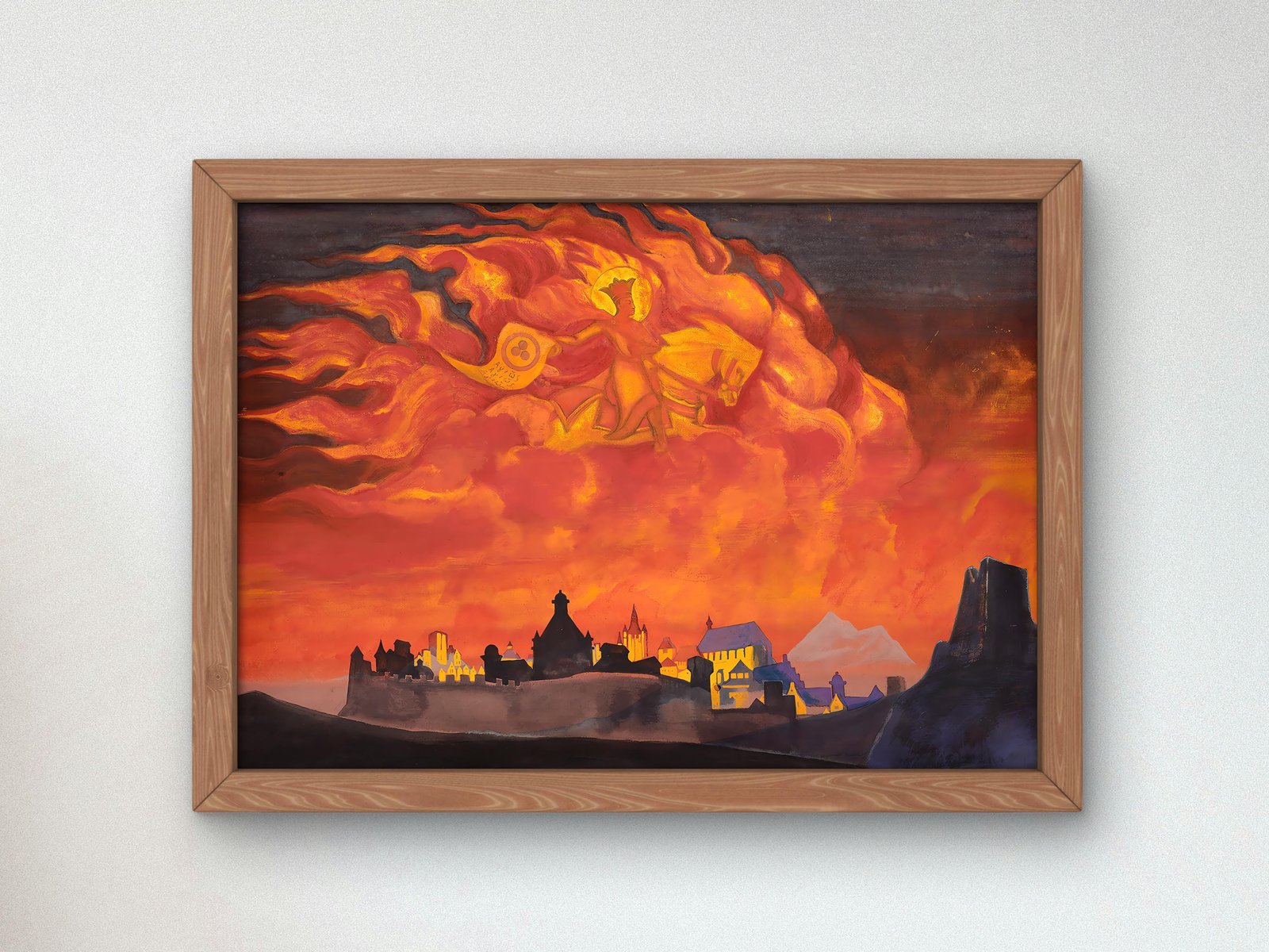 Saint Sophia the Almighty by Nicholas Roerich, 1929, Symbolism and Modern Art, fine art print