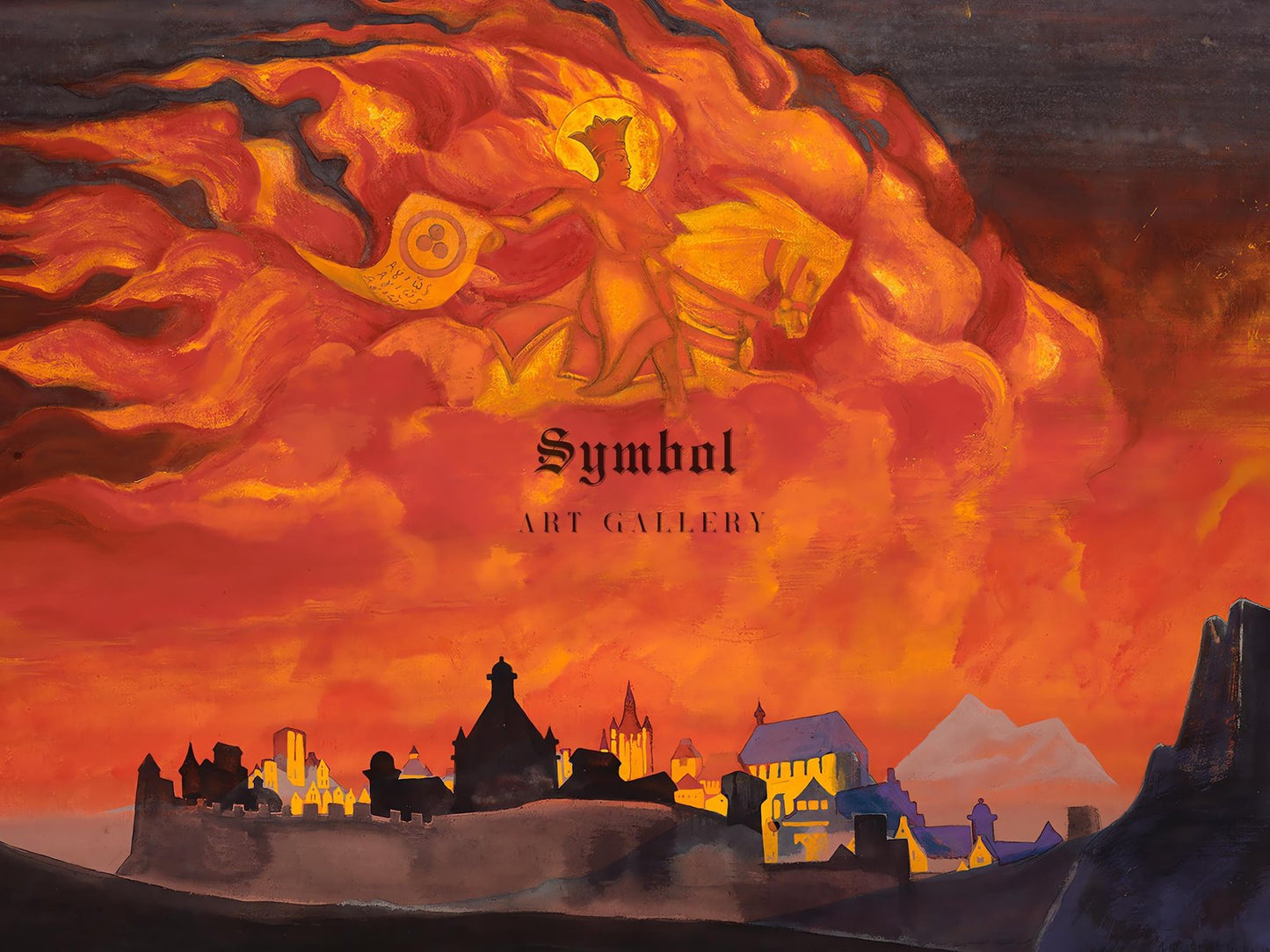 Saint Sophia the Almighty by Nicholas Roerich, 1929, Symbolism and Modern Art, fine art print