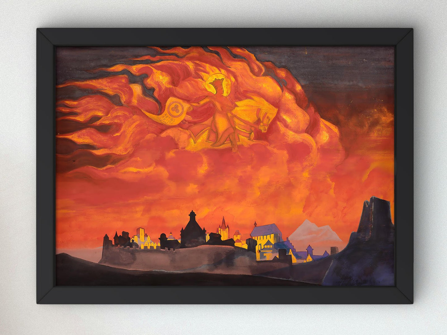 Saint Sophia the Almighty by Nicholas Roerich, 1929, Symbolism and Modern Art, fine art print