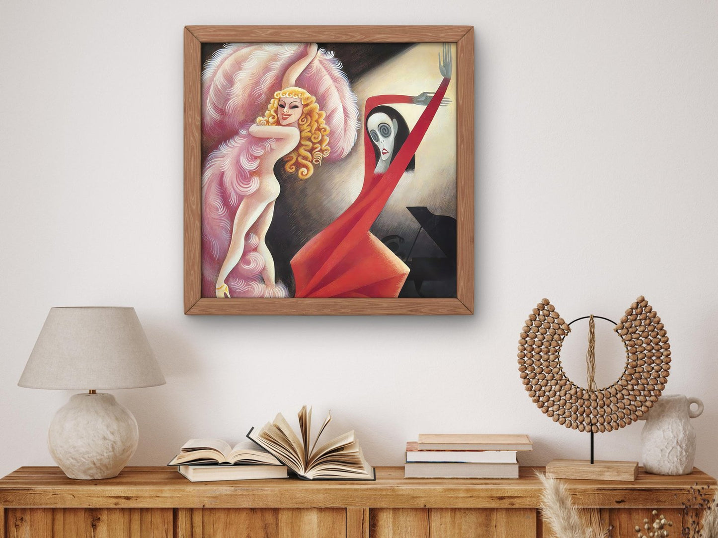 Sally Rand and Martha Graham by Miguel Covarrubias 1934, Art Deco and American Modernism, fine art print