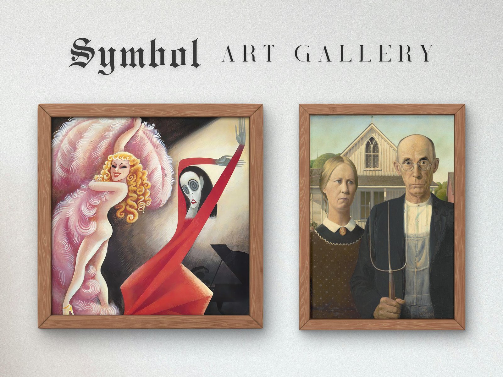 Sally Rand and Martha Graham by Miguel Covarrubias 1934, Art Deco and American Modernism, fine art print