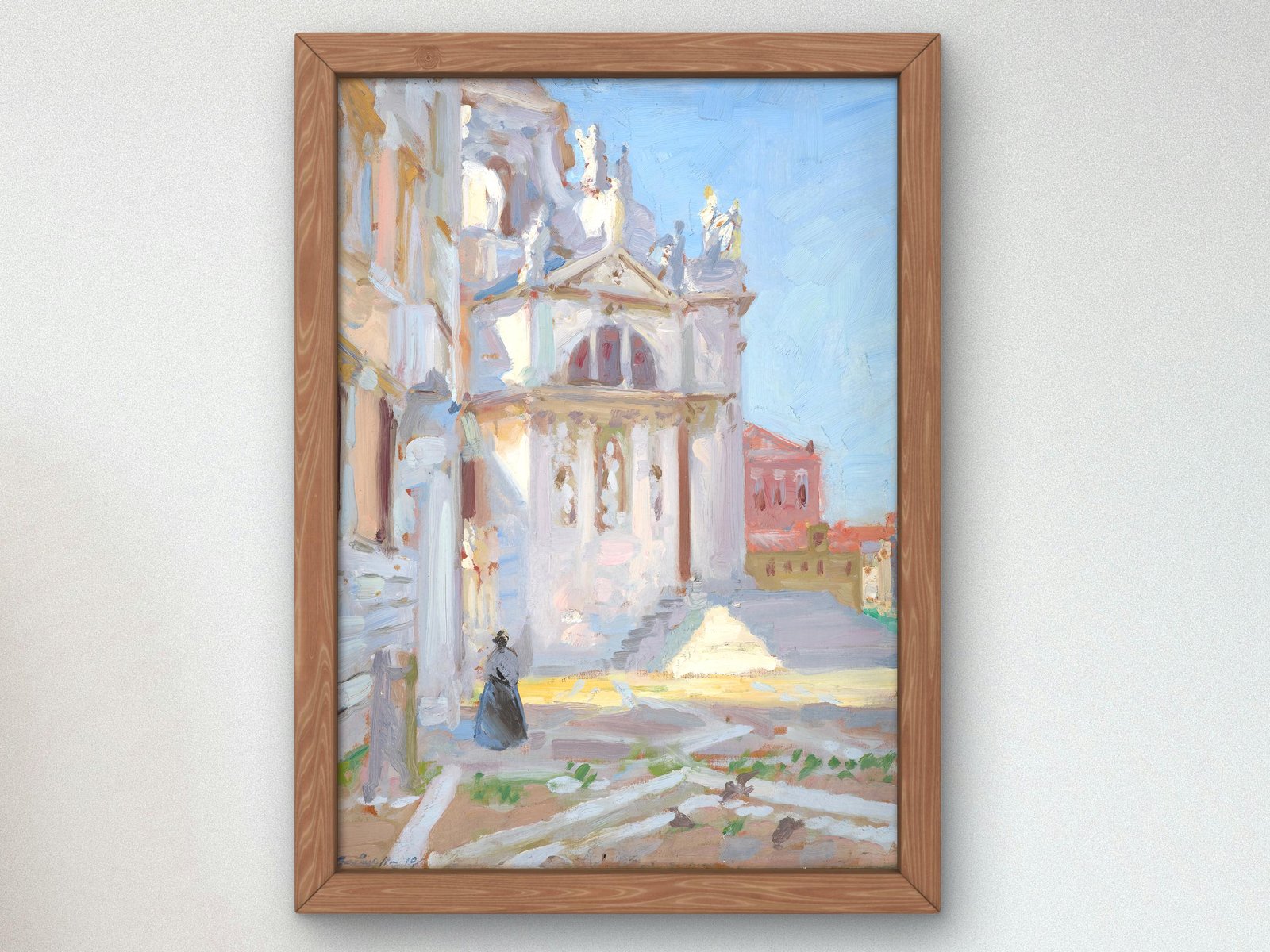 Santa Maria della Salute Venice by Francis Cadell, 1910, Impressionism, fine art print