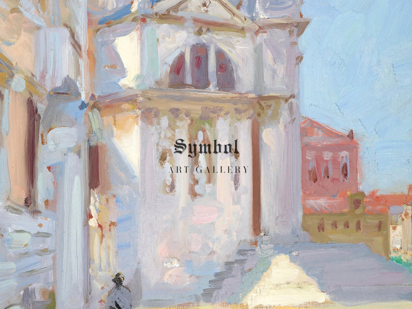 Santa Maria della Salute Venice by Francis Cadell, 1910, Impressionism, fine art print