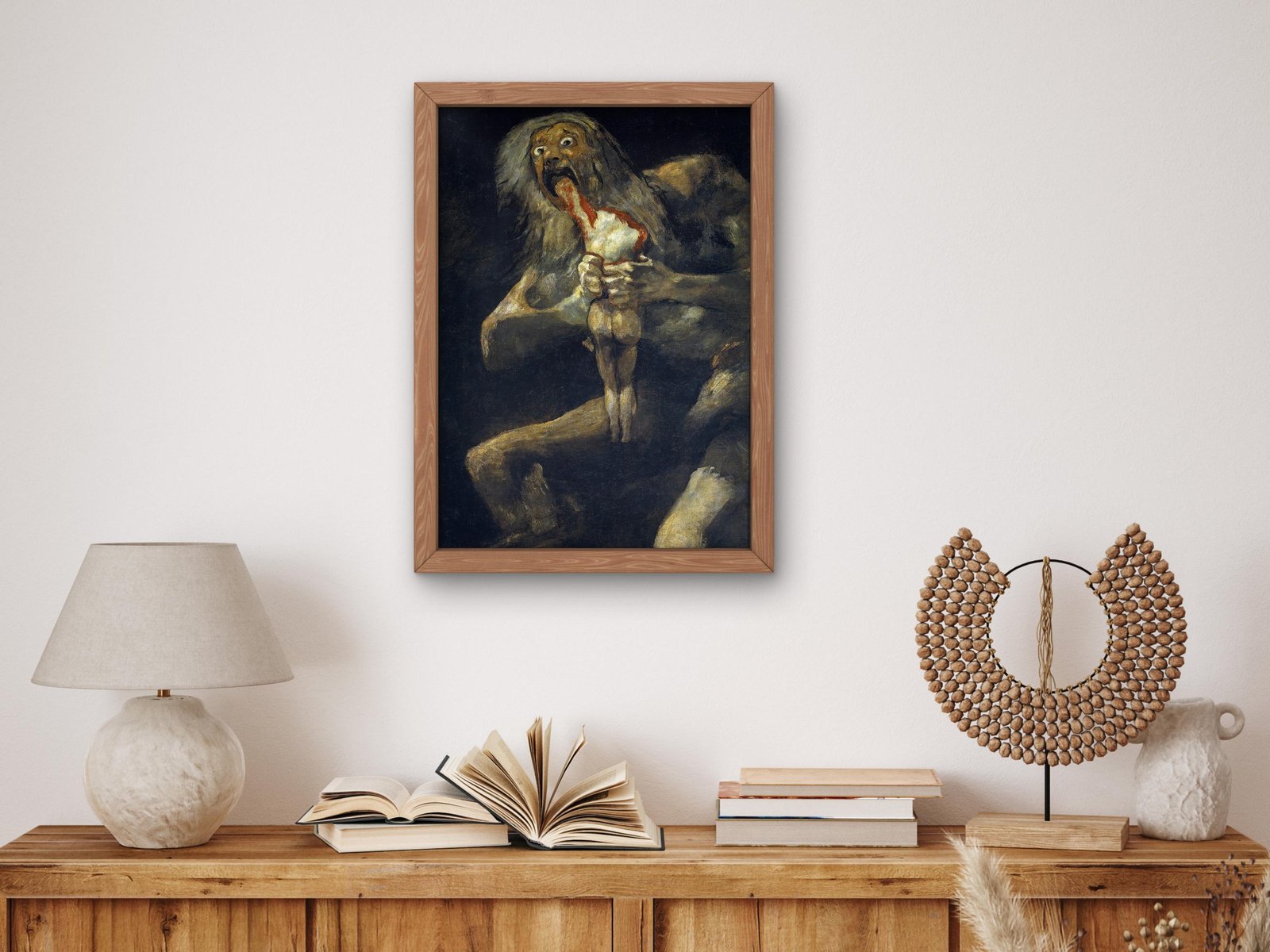 Saturn Devouring His Son by Francisco Goya, 1820, Romanticism and Classical Landscapes, fine art print