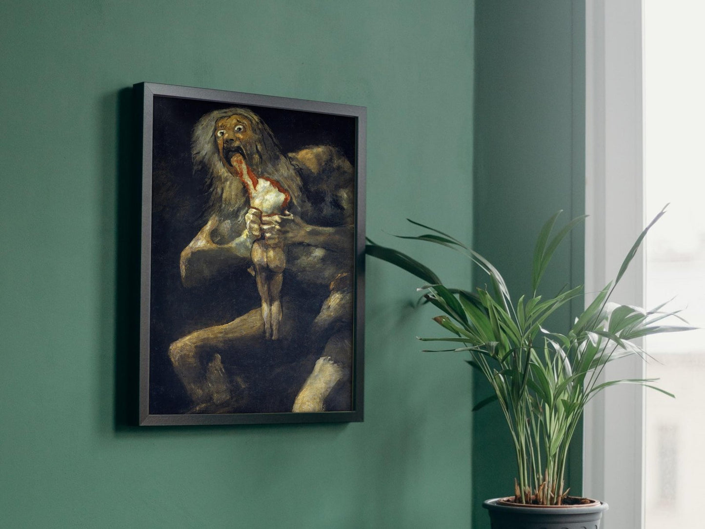 Saturn Devouring His Son by Francisco Goya, 1820, Romanticism and Classical Landscapes, fine art print