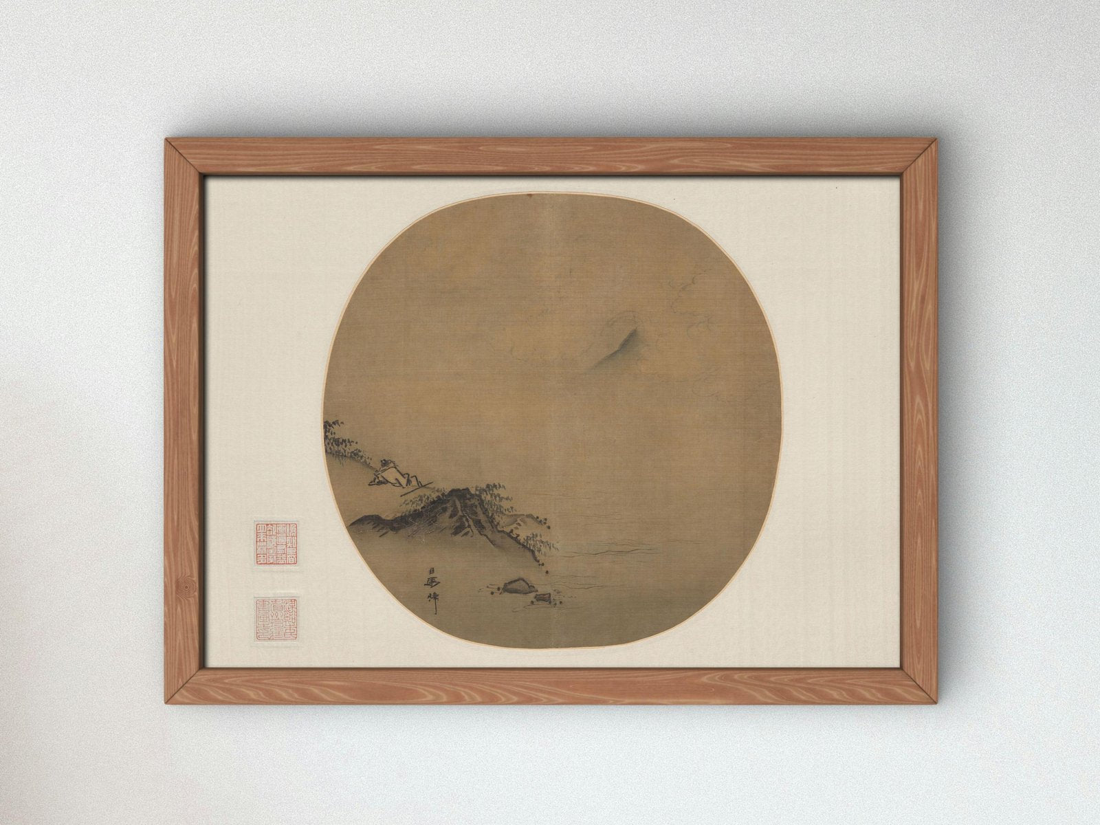 Scholar Reclining and Watching Rising Clouds by Ma Lin, 1256, Orientalism and Exoticism, fine art print