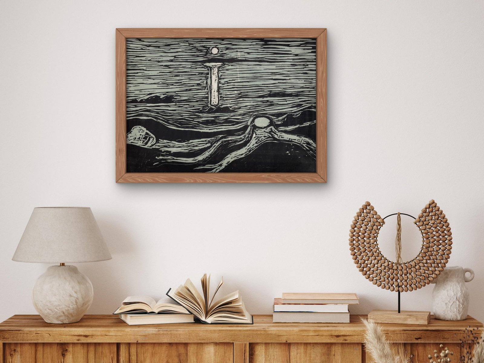 Seascape by Edvard Munch, 1897, Expressionism, fine art print