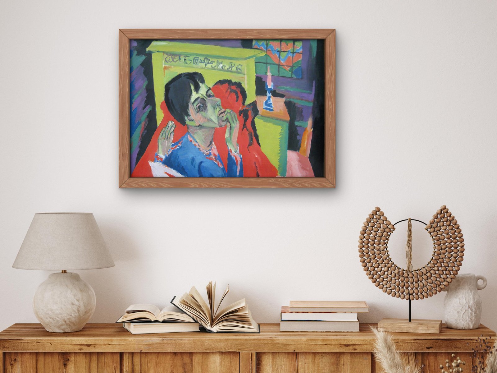 Self-Portrait as a Sick Man by Ernst Ludwig Kirchner, 1920, Expressionism and Fauvism, fine art print