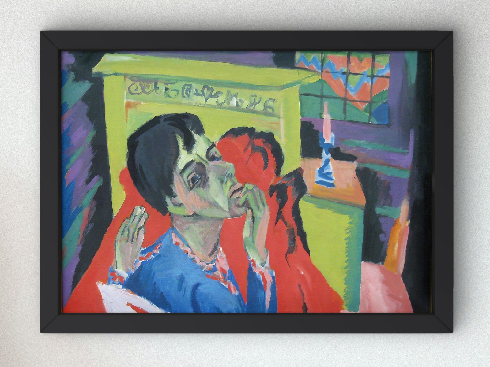 Self-Portrait as a Sick Man by Ernst Ludwig Kirchner, 1920, Expressionism and Fauvism, fine art print