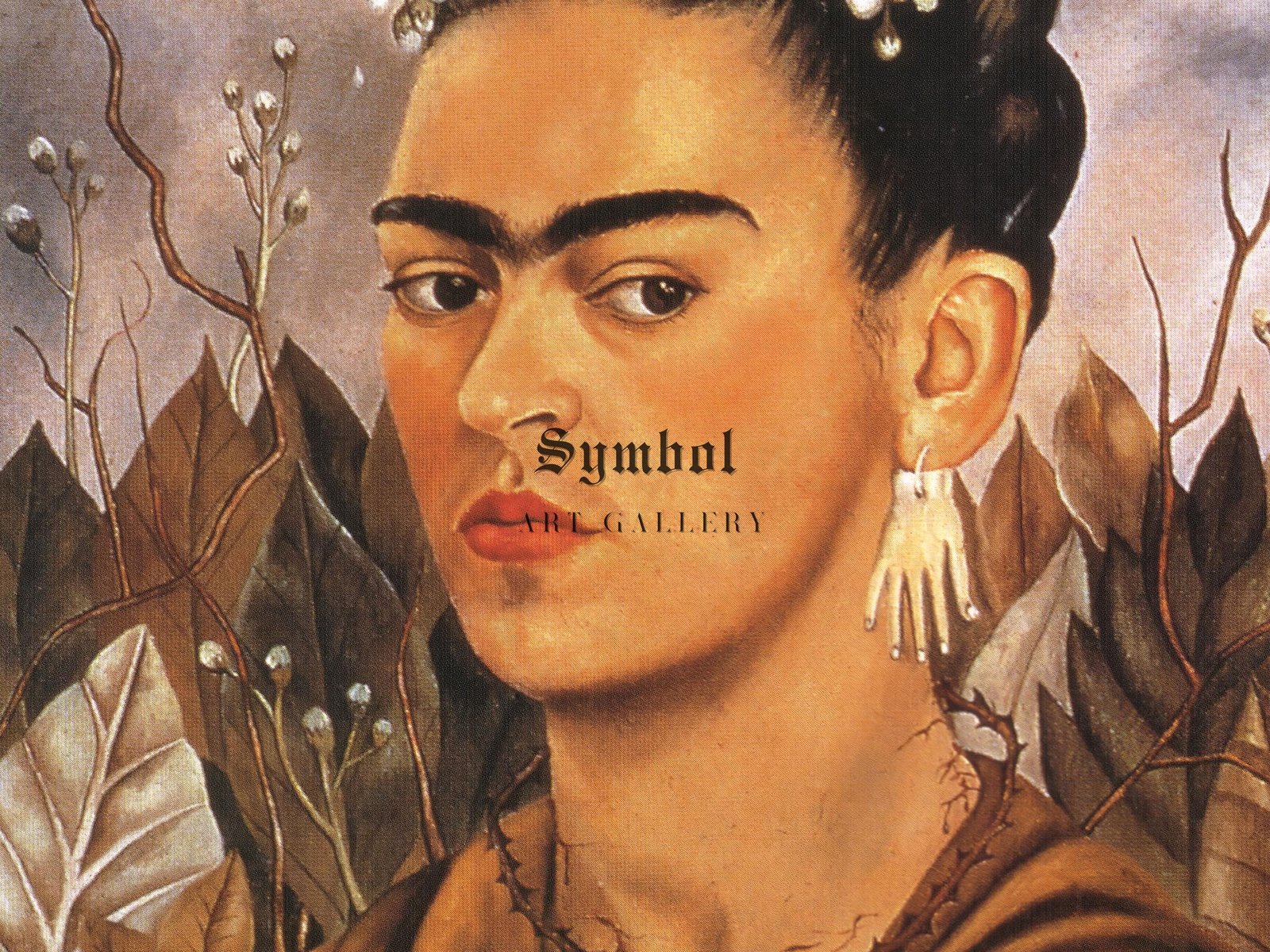 Self Portrait Dedicated to Dr. Eloesser by Frida Kahlo, 1940, Surrealism and Modern Art, fine art print