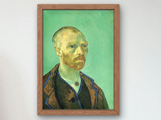 Self Portrait Dedicated to Paul Gauguin by Vincent van Gogh, 1888, Post-Impressionism, fine art print