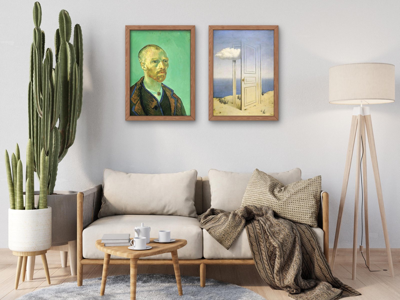 Self Portrait Dedicated to Paul Gauguin by Vincent van Gogh, 1888, Post-Impressionism, fine art print