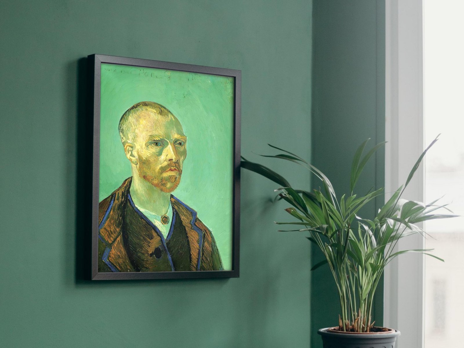 Self Portrait Dedicated to Paul Gauguin by Vincent van Gogh, 1888, Post-Impressionism, fine art print
