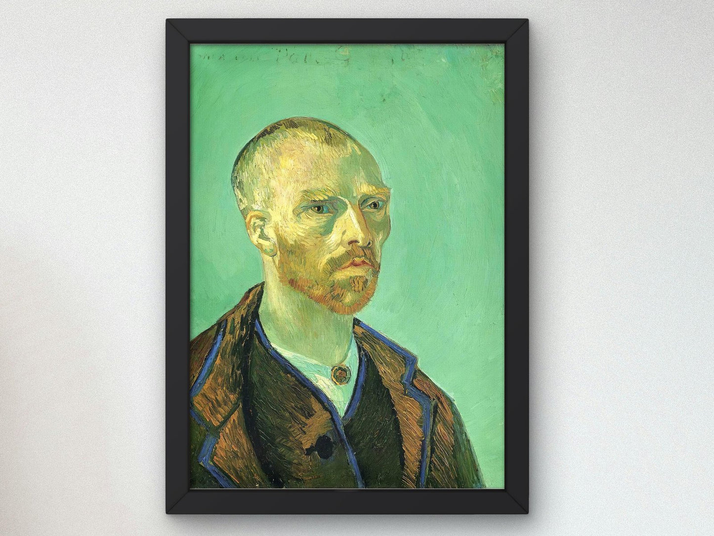 Self Portrait Dedicated to Paul Gauguin by Vincent van Gogh, 1888, Post-Impressionism, fine art print