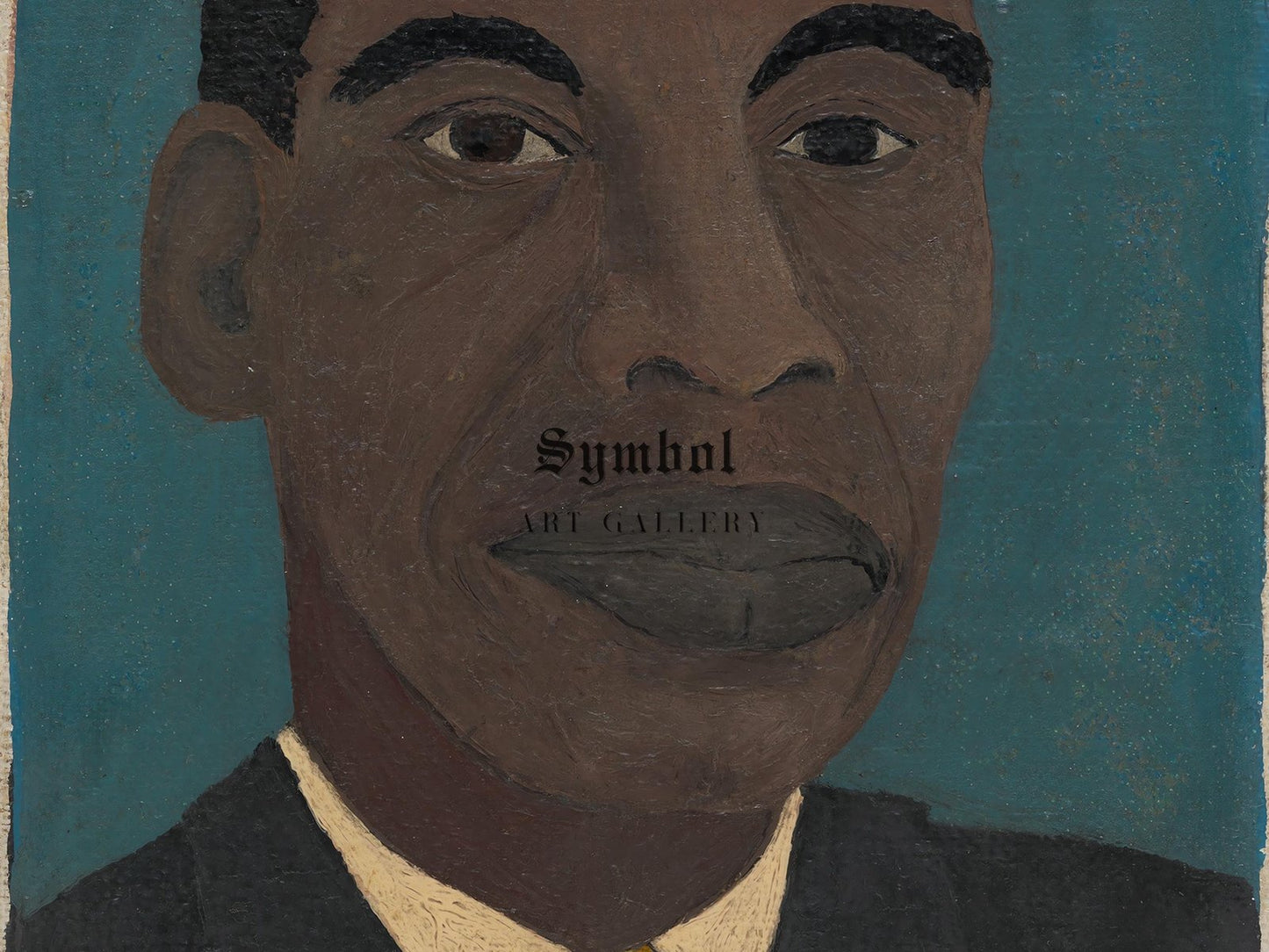 Self-Portrait by Horace Pippin, 1944, Art Deco and American Modernism, fine art print