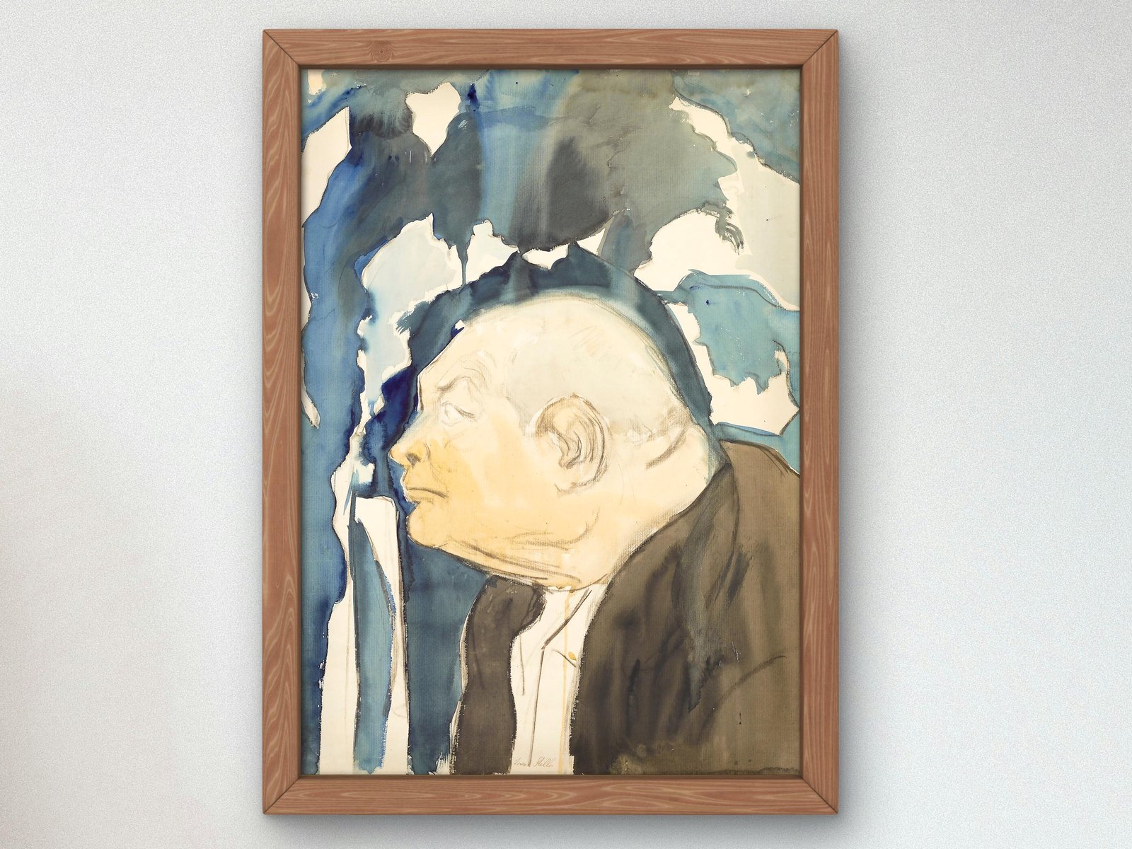 Self-Portrait by Joseph Stella, 1940, Art Deco and American Modernism, fine art print