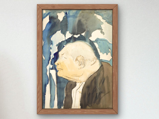 Self-Portrait by Joseph Stella, 1940, Art Deco and American Modernism, fine art print