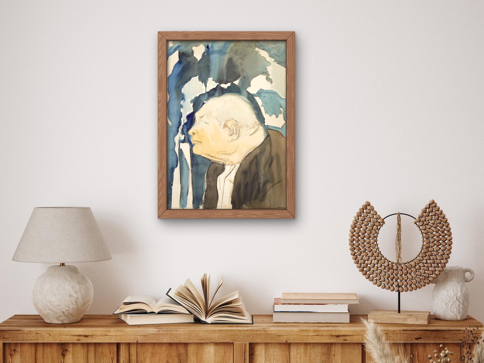 Self-Portrait by Joseph Stella, 1940, Art Deco and American Modernism, fine art print