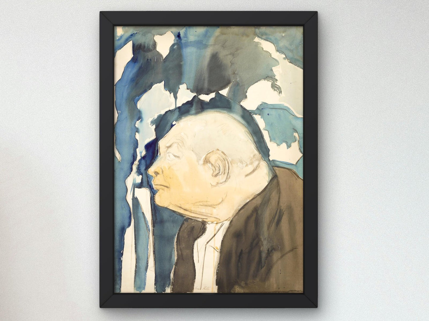 Self-Portrait by Joseph Stella, 1940, Art Deco and American Modernism, fine art print