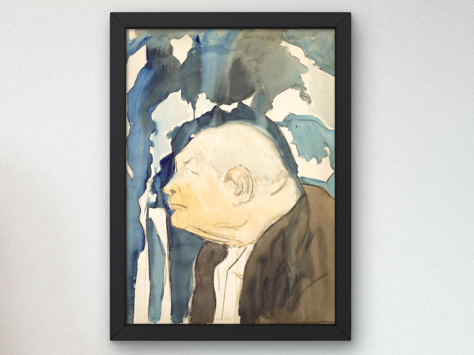 Self-Portrait by Joseph Stella, 1940, Art Deco and American Modernism, fine art print