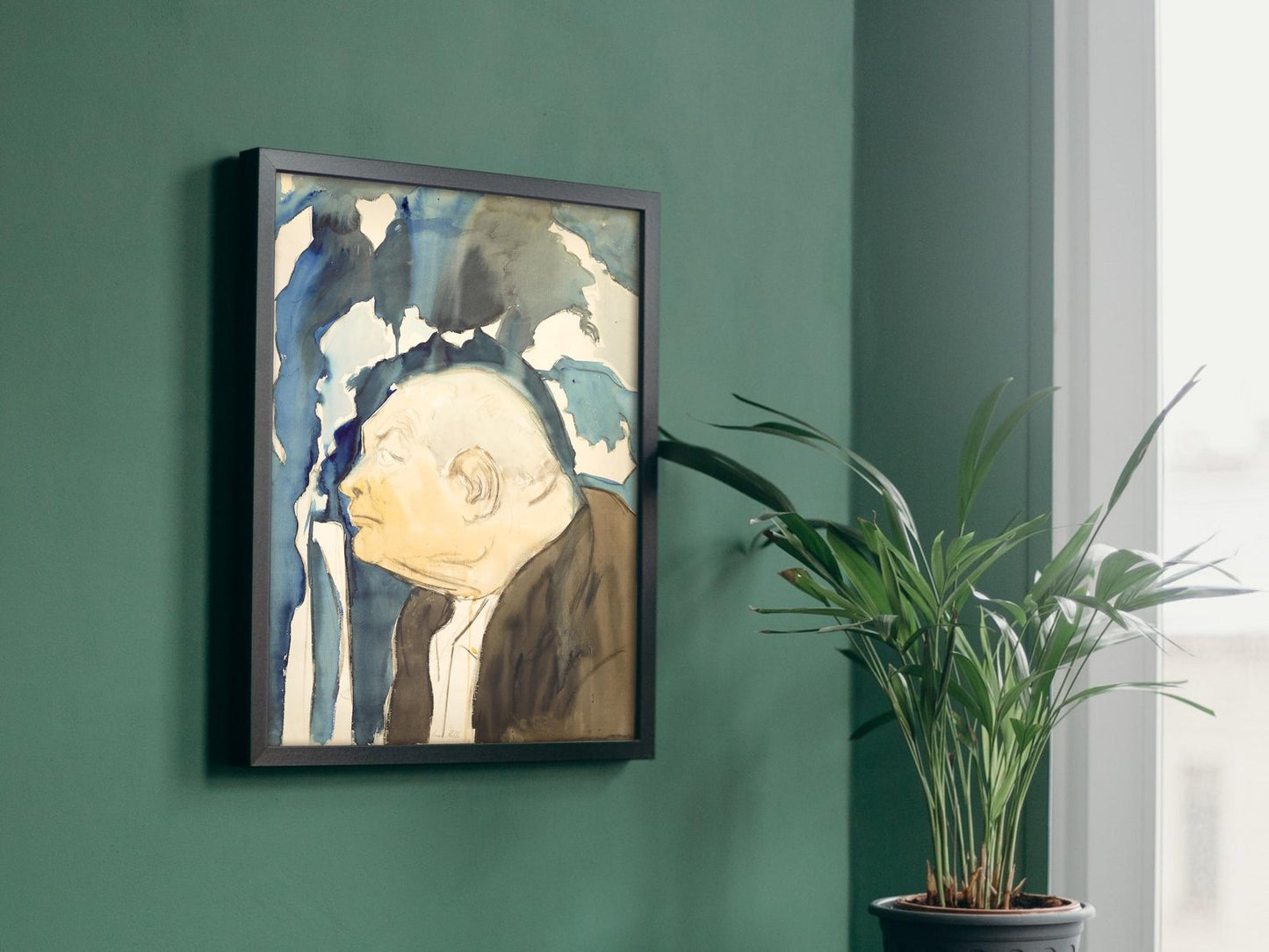 Self-Portrait by Joseph Stella, 1940, Art Deco and American Modernism, fine art print