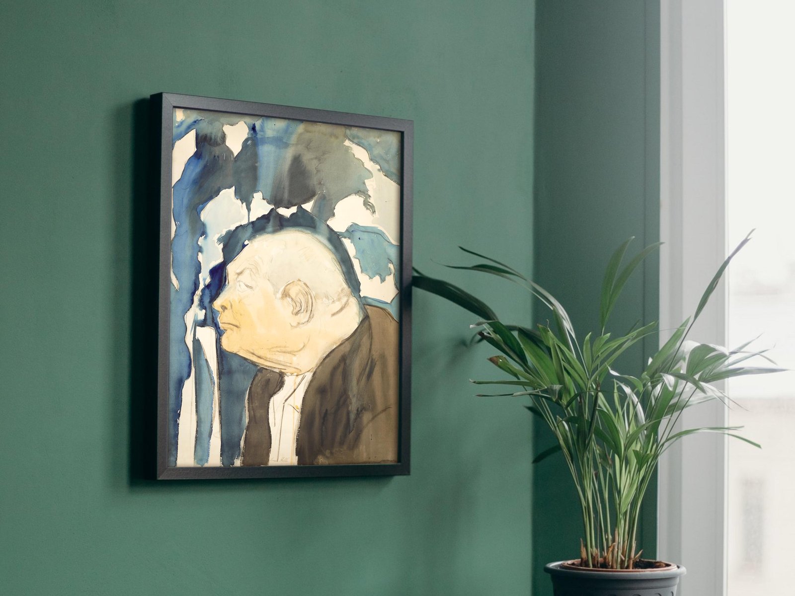 Self-Portrait by Joseph Stella, 1940, Art Deco and American Modernism, fine art print