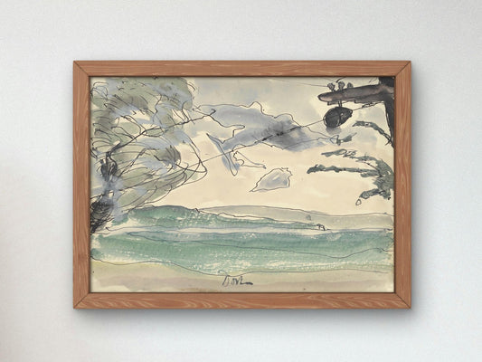 Seneca Lake by Arthur Dove, 1935, Art Deco and American Modernism, fine art print