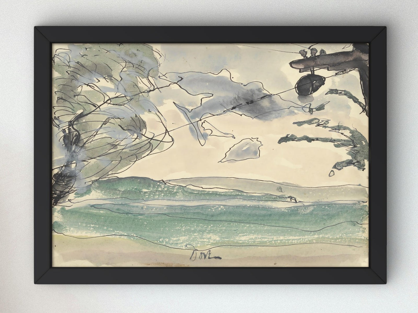 Seneca Lake by Arthur Dove, 1935, Art Deco and American Modernism, fine art print