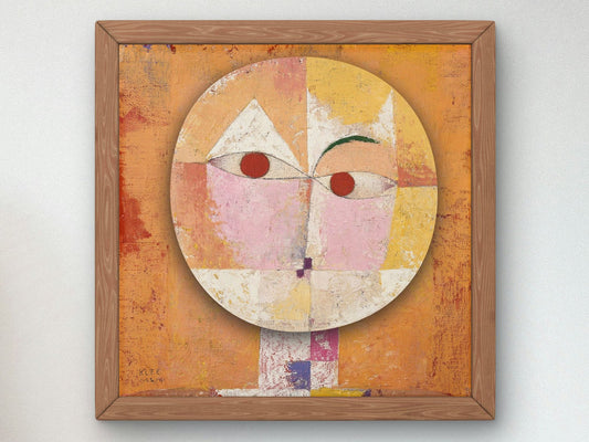 Senecio by Paul Klee, 1922, Cubism and Abstract Art, fine art print