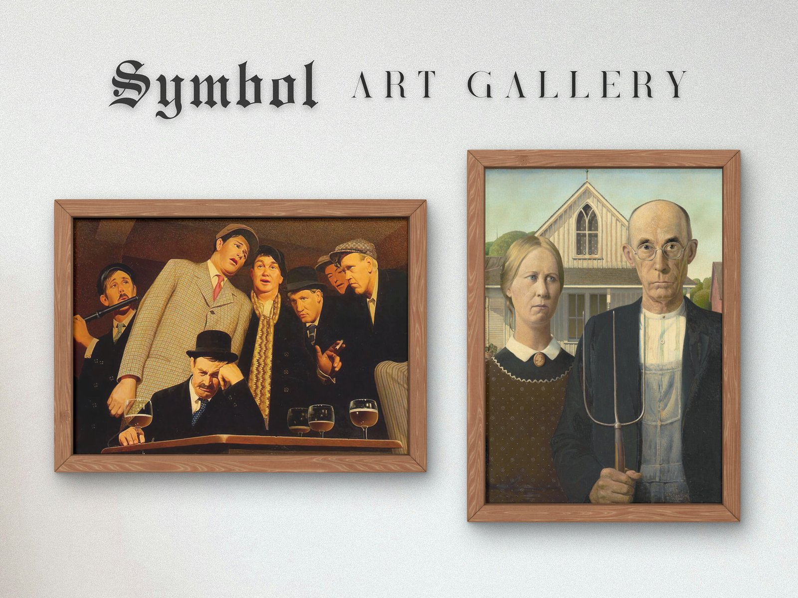 Sentimental Ballad by Grant Wood, 1940, Art Deco and American Modernism, fine art print