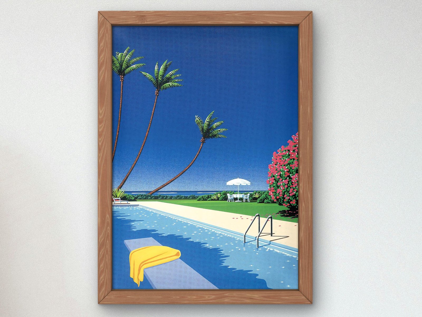 Shade of Palm Grove I by Hiroshi Nagai, 1980s, Vaporwave and Synthwave, fine art print