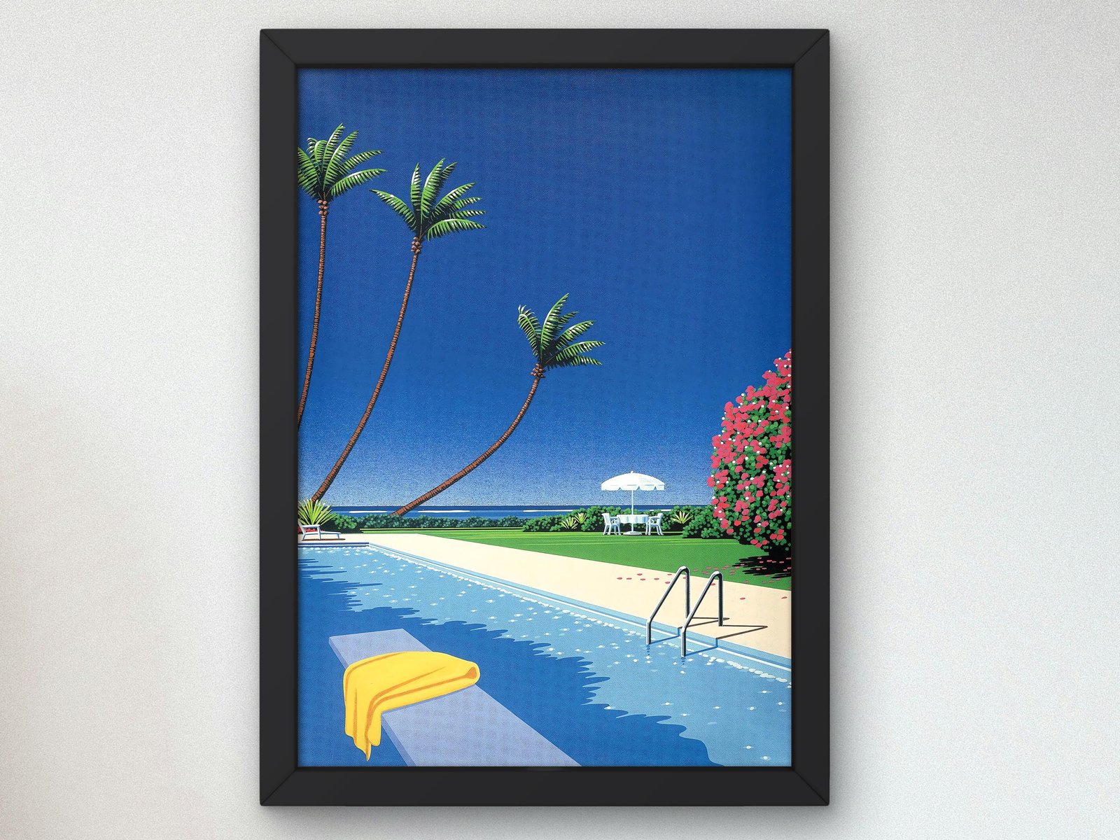 Shade of Palm Grove I by Hiroshi Nagai, 1980s, Vaporwave and Synthwave, fine art print