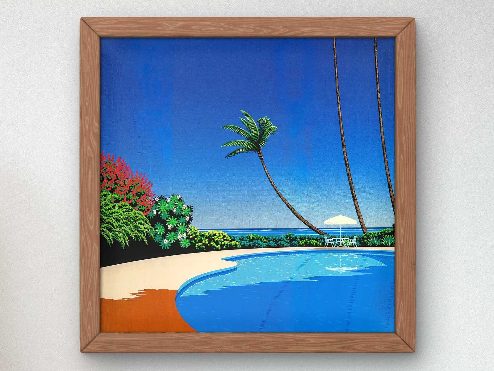 Shade of Palm Grove II by Hiroshi Nagai, 1980, Vintage Ads and Posters, fine art print
