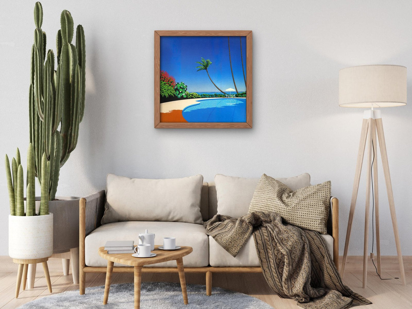 Shade of Palm Grove II by Hiroshi Nagai, 1980, Vintage Ads and Posters, fine art print