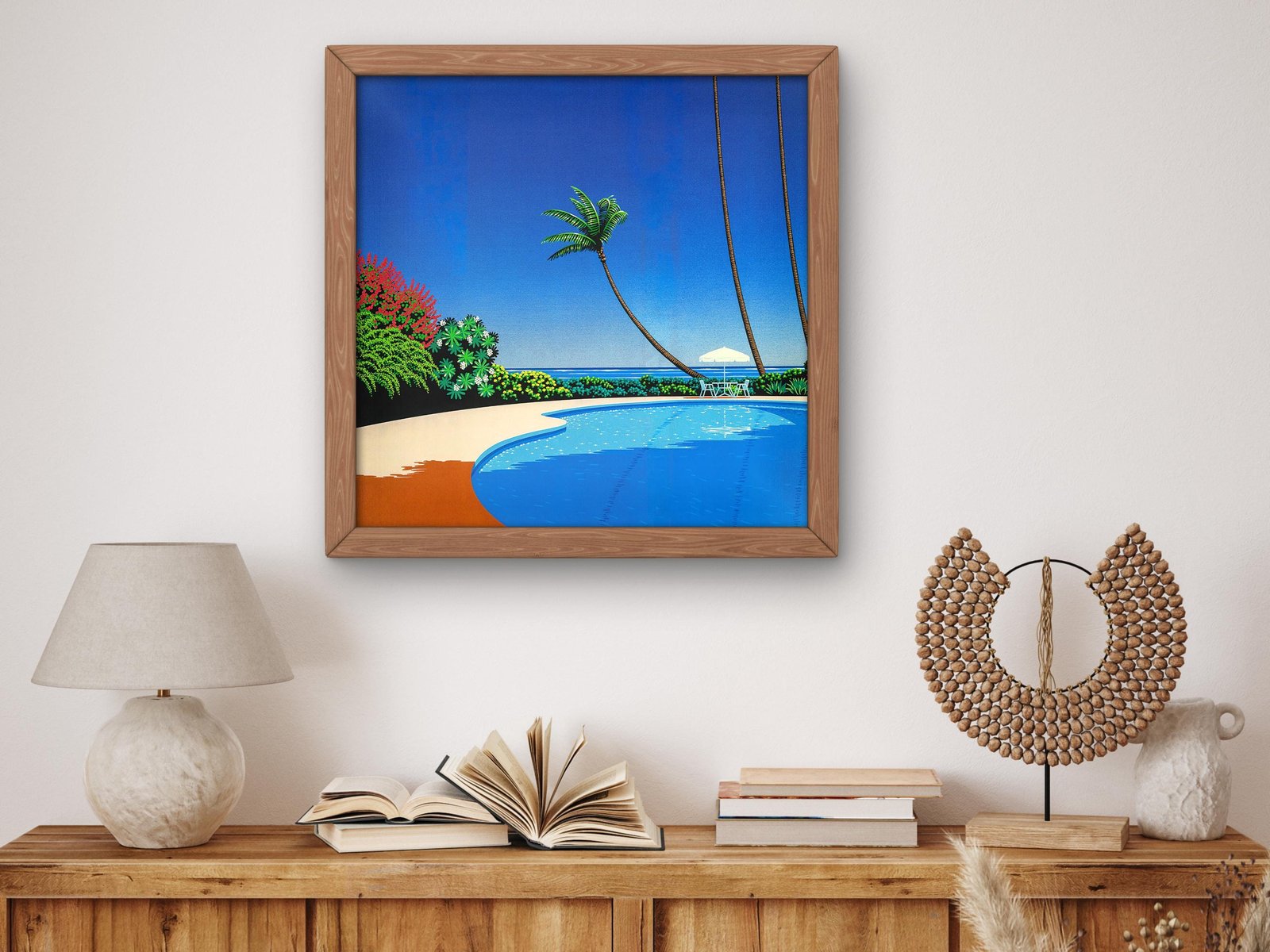 Shade of Palm Grove II by Hiroshi Nagai, 1980, Vintage Ads and Posters, fine art print